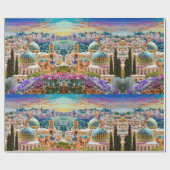 Papier Cadeau Jérusalem, La Ville Sainte (Plat)