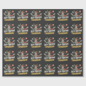 Papier Cadeau Jester Approuvé Shenanigans Circus Clown (Plat)