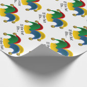 Papier Cadeau Jester le Casquette April Fool's Day (Coin)