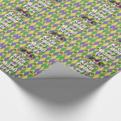Papier Cadeau Jester Mask Keep Calm and Mardi Gras (Coin)