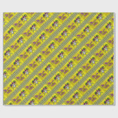 Papier Cadeau Jester Mask Mardi Gras Arlequin (Plat)