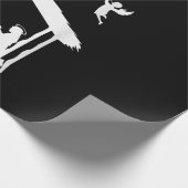 Papier Cadeau Jésus amour | Nativité de Noël J'aime Jésus (Coin)