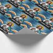 Papier Cadeau Jésus-Christ vous regarde, Jésus Je l'ai vu (Coin)