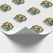 Papier Cadeau Jésus Code QR flou ne scannera pas Menu Humour Tec (Coin)