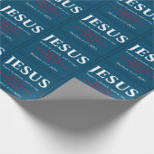 Papier Cadeau Jésus Commença À Prêcher. Matthieu 4:17 (Coin)