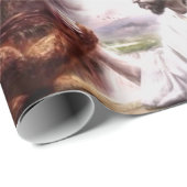 Papier Cadeau JÉSUS contre le DIABLE (Coin rond)