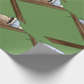 Papier Cadeau Jésus Dans Le Papier À Envelopper (Coin)