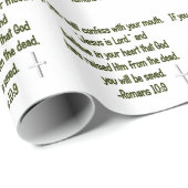 Papier Cadeau Jésus est le Seigneur (Coin rond)