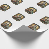 Papier Cadeau Jésus Fond Écran Noir Couverture Webcam Virtuelle (Coin)