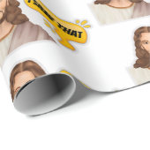 Papier Cadeau Jésus J'Ai Vu Ça (Coin rond)