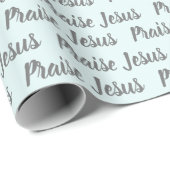 Papier Cadeau Jésus loué (Coin rond)