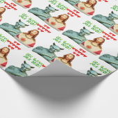 Papier Cadeau Jésus m'aime… des amours satan je pas… (Coin)