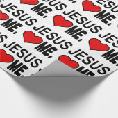 Papier Cadeau Jésus m'aime des cadeaux de Jésus (Coin)