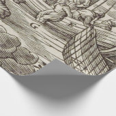 Papier Cadeau Jésus marchant sur l'eau (Coin)