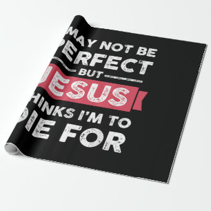 Papier Cadeau Jésus Pense Que Je Dois Mourir Pour Citation Chrét
