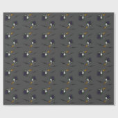 Papier Cadeau Jet fantôme jetons de poker (Plat)