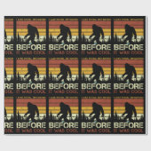 Papier Cadeau J'Étais Distante Sociale Avant Qu'Il Ne Soit Cool  (Plat)