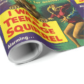 Papier Cadeau J'étais un écureuil adolescent (Coin rond)