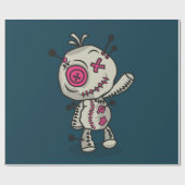 Papier Cadeau Jeton Voodoo 30 pouces x 6 pieds Papier d'envelopp (Plat)