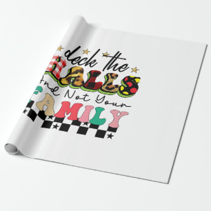 Papier Cadeau Jeu De Cadeaux Les Halls Et Pas Votre Famille