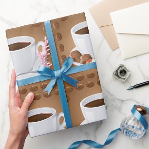 Papier Cadeau Jeu De Café