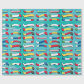 Papier Cadeau Jeu de drapeaux Enveloppement du papier (Plat)