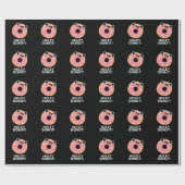 Papier Cadeau Jeu de nourriture amusant Holey Donut (Plat)
