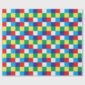 Papier Cadeau Jeu de puzzle de cube  (Plat)