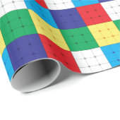 Papier Cadeau Jeu de puzzle de cube  (Coin rond)