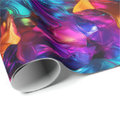 Papier Cadeau Jeu de puzzle Neon (Coin rond)