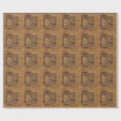 PAPIER CADEAU JEU D'ÉCHECS DANS LA PIERRE (Plat)