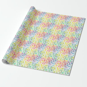 Papier Cadeau Jeu d'éclaboussures couleur aquarelle