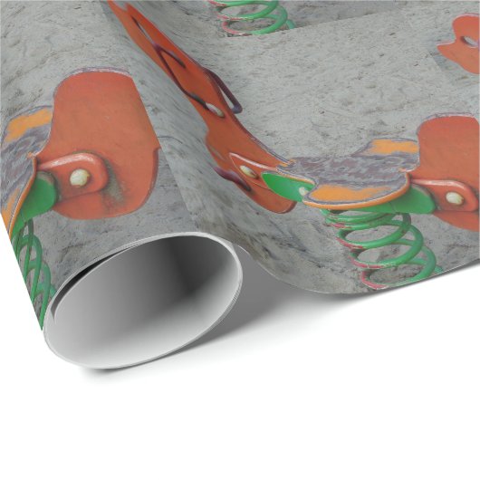 Papier Cadeau Jeu d'Orange Dog Jouet pour enfants dans le sable (Coin rond)