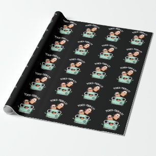 Papier Cadeau Jeu d'orteils amusant Jeu d'orteils foncé BG