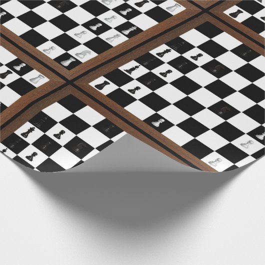 Papier Cadeau Jeu du jeu du jeu d'échecs en cours (Coin)