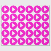 Papier Cadeau Jeu - icône rose (Plat)