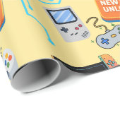 Papier Cadeau Jeu vidéo (Coin rond)