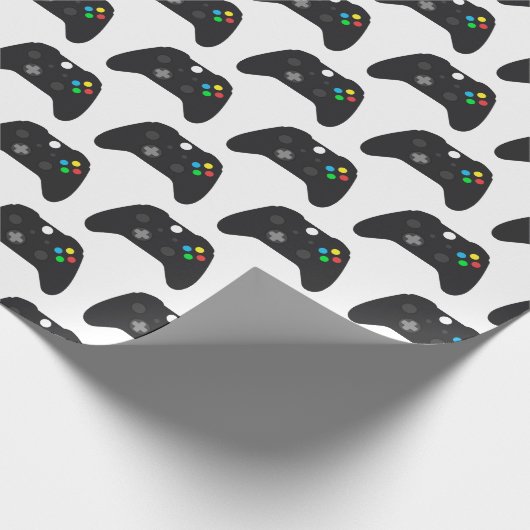 Papier Cadeau Jeu Vidéo Jeu Jeu Jeu Anniversaire (Coin)