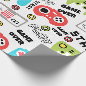 Papier Cadeau Jeu vidéo Retro (Coin)