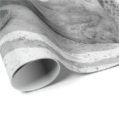 Papier Cadeau Jeune femme attirante en bikini sur la plage (Coin rond)