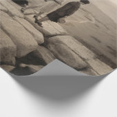 Papier Cadeau Jeunes femmes à la mode Lever de soleil Pyramide d (Coin)