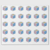 Papier Cadeau jeux de société (Plat)