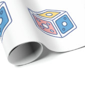 Papier Cadeau jeux de société (Coin rond)
