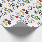 Papier Cadeau Jeux de société et jeux de mots (Coin)