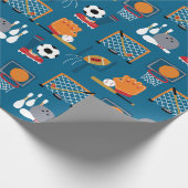 Papier Cadeau Jeux de sport (Coin)