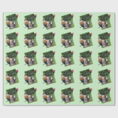 Papier Cadeau **"Jeux de volailles : Cache-cache de poulets en 3 (Plat)