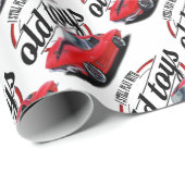 Papier Cadeau Jeux toujours avec corvette (Coin rond)