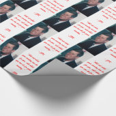 Papier Cadeau JFK & Citation de Ne Pas Demander (Coin)