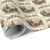 Papier Cadeau Jingle Bells (Coin rond)