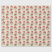 Papier Cadeau Jingle Bells with Santa Claus (Plat)